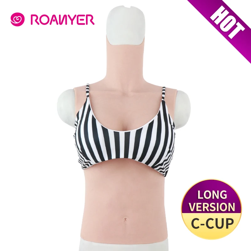 Roanyer Трансвестит Искусственные Силиконовые Большие сиськи c Кубок для