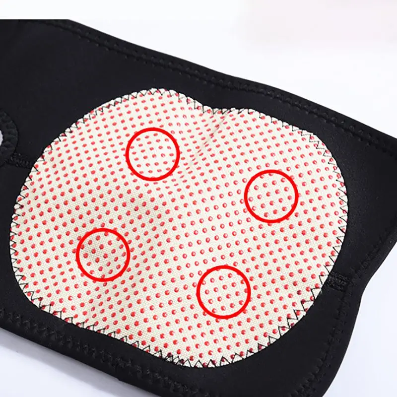 

1 pair Tourmaline Magnet Self-Heating Elbow Support Magnetic Therapy Strap Elbow Movement Warm Elbow Pads