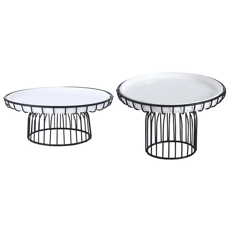 

Керамическая подставка для торта, металлическая подставка для торта, подходит для торта диаметром 6 дюймов, демонстрация торта на свадьбу, д...