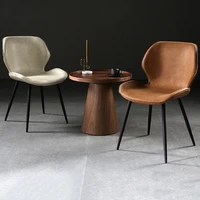 nordic dining table and chair home backrest stool industrial style light luxury dining chair simple dining stool