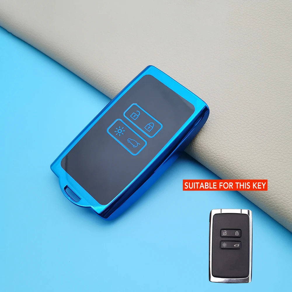 Чехол для автомобильного ключа Renault Talisman Cap149 Space Clio Megane Koleos Scenic 4 - купить по