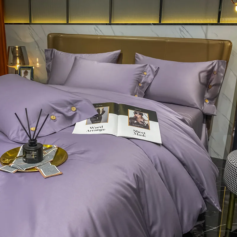 

1 Duvet Cover Solid Color Microfiber Shell De Couette Single/large/double Dekbedovertrek 200x220 (pillowcase Not Included)