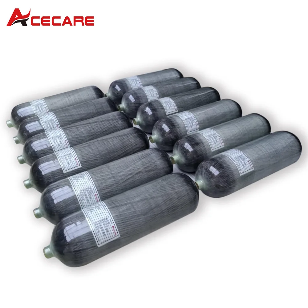 Acecare цилиндр высокого давления 6.8L/9L/12L Pcp Air Rifle Scuba Tank 4500 Psi Condor/цилиндр из углеродного волокна для дайвинга