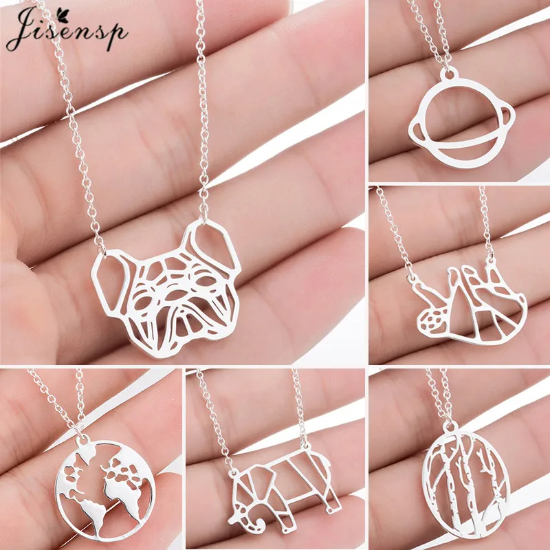 

Ожерелье женское в стиле «оригами»