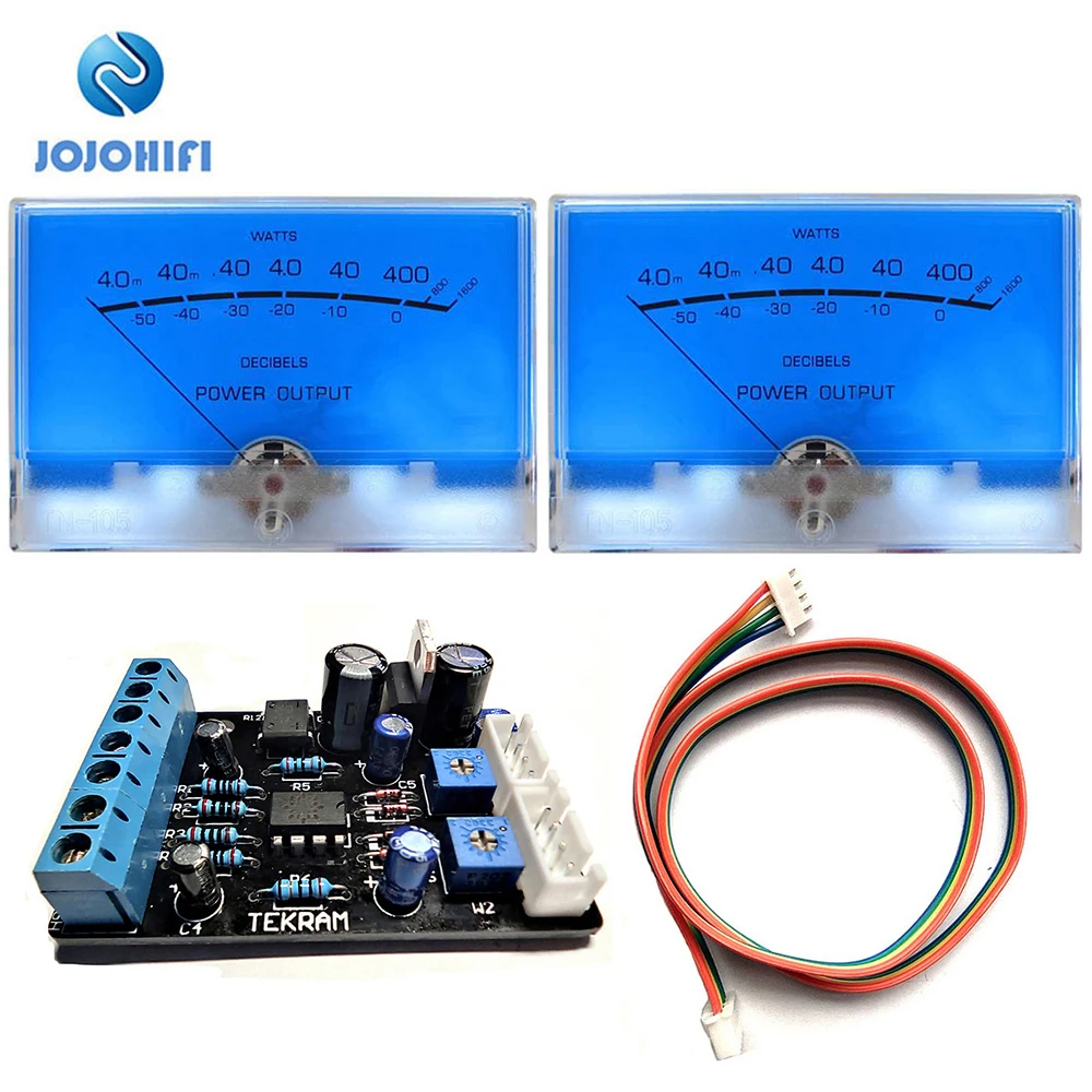 Peça de Placa de Driver Amplificador de Áudio Medidor de Energia Peças + 1 Medidor Mcintosh Lake Azul Clássico 2 db Mesa Plana Pré-palco vu