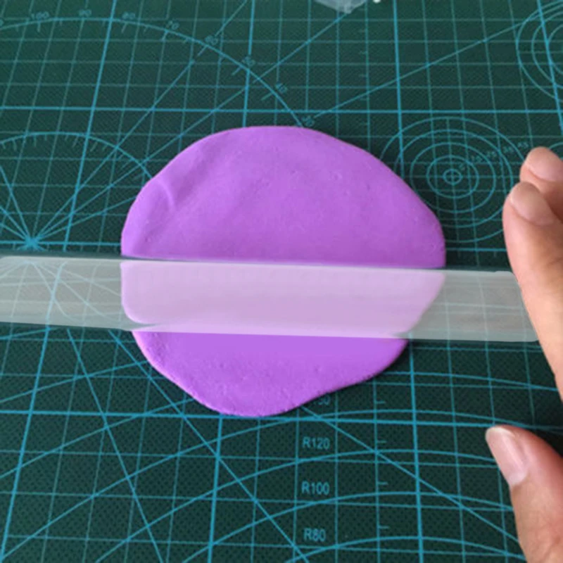 1 шт. прозрачная полая акриловая роликовая палочка скульптурная полимерная глина