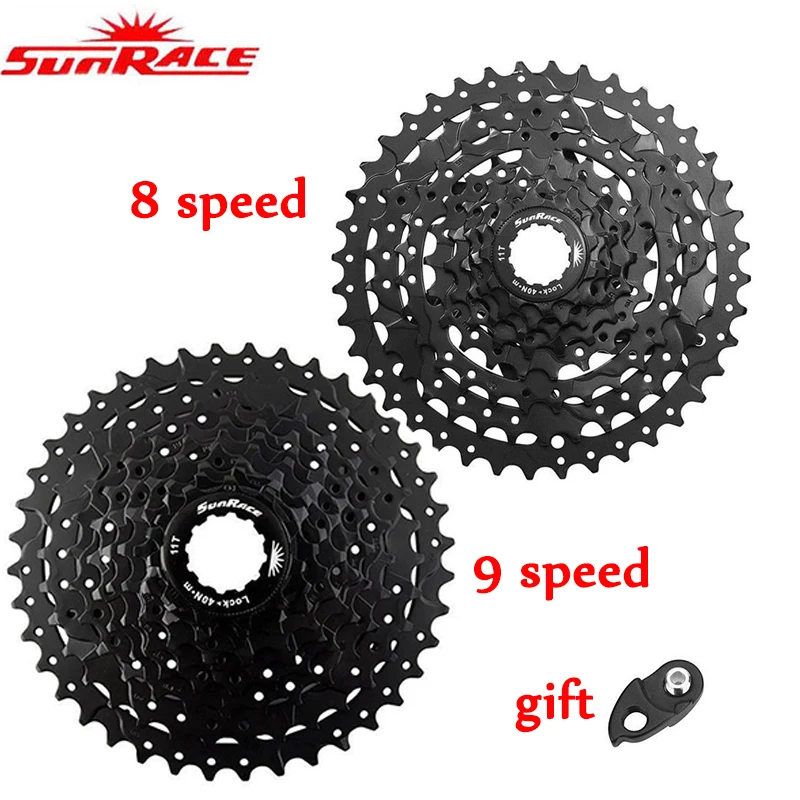 Sunracing 11 40T кассета для горного велосипеда 8s 9s широкое соотношение CSM680 CSM 990