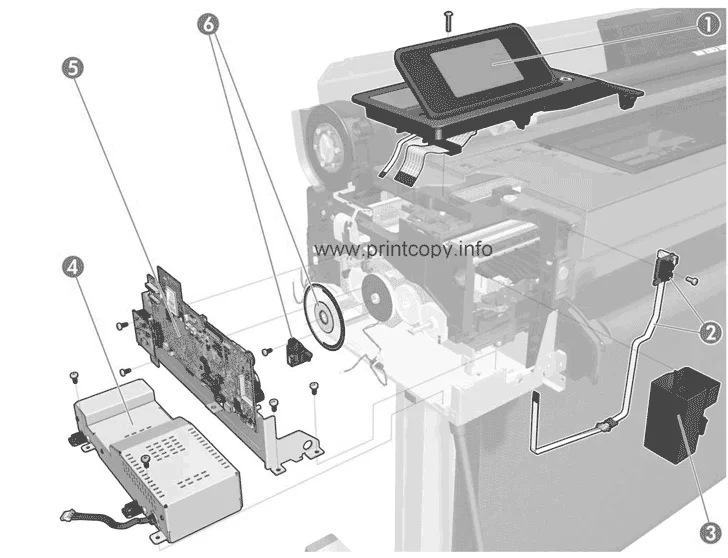 Плата форматирования CQ890-67081 | CQ890-67023 CQ890-67097 для HP DesignJet T120/ T520 (O) Компьютеры и офис