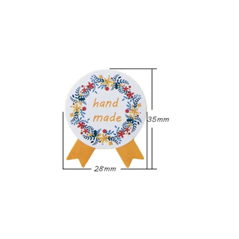 120pcs per pack 120 шт/100 шт/90 шт./лот, креативные, несколько стилей, цветочная упаковка, печать, наклейки, этикетки для конвертов, подарки на свадьбу, день рождения - Цвет: 120pcs per pack