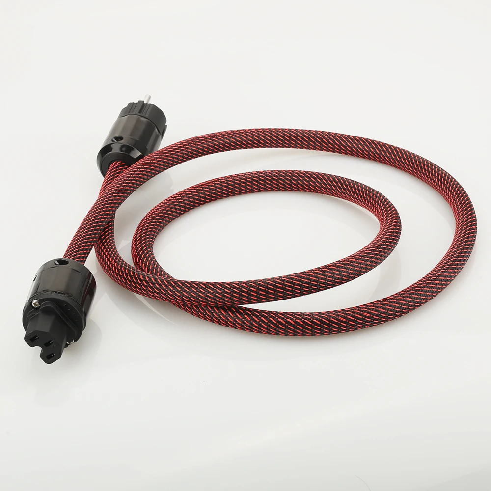 Высококачественный Кабель питания Schuko из чистой меди для аудиооборудования шнур