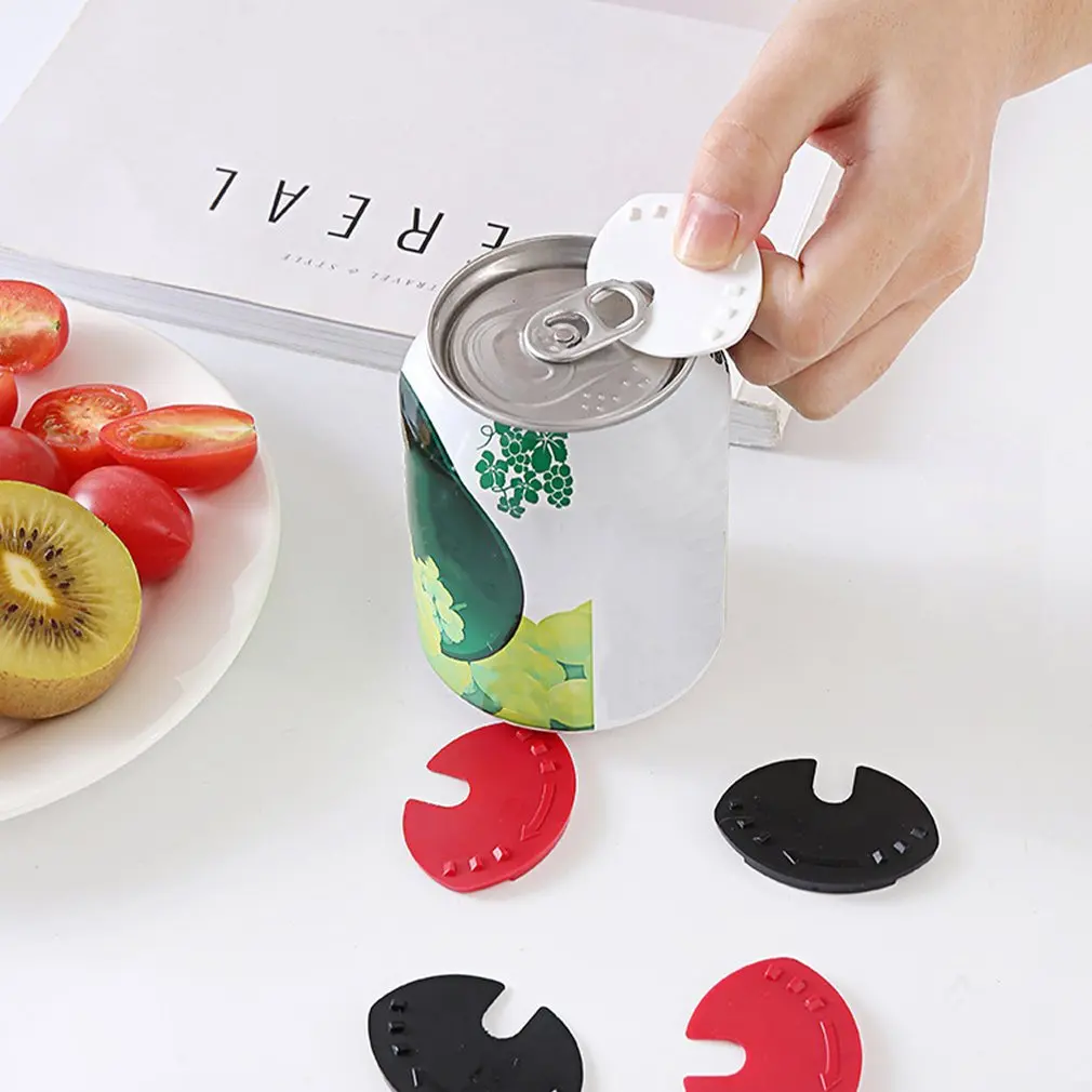 

6pcs Dust-proof Lid For Can Sealed Cola Fresh-keeping Lid Prevent Mosquitoes No Waste Fine Workmanship Cover Kitchen Accessories