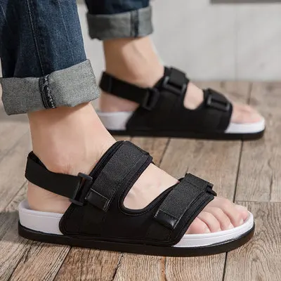 Мужские летние шлепанцы уличные сандалии однословные летняя обувь | Обувь