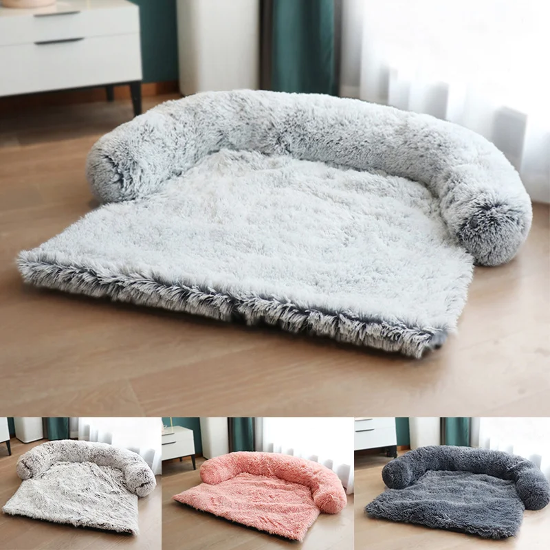 

Large Pet Cat Dog Warm Sofa Bed New Autumn Winter Soft Fleece Washable Pet Dog Kennel Mat Home Pet Puppy Cozy Sofa Bed Supplies