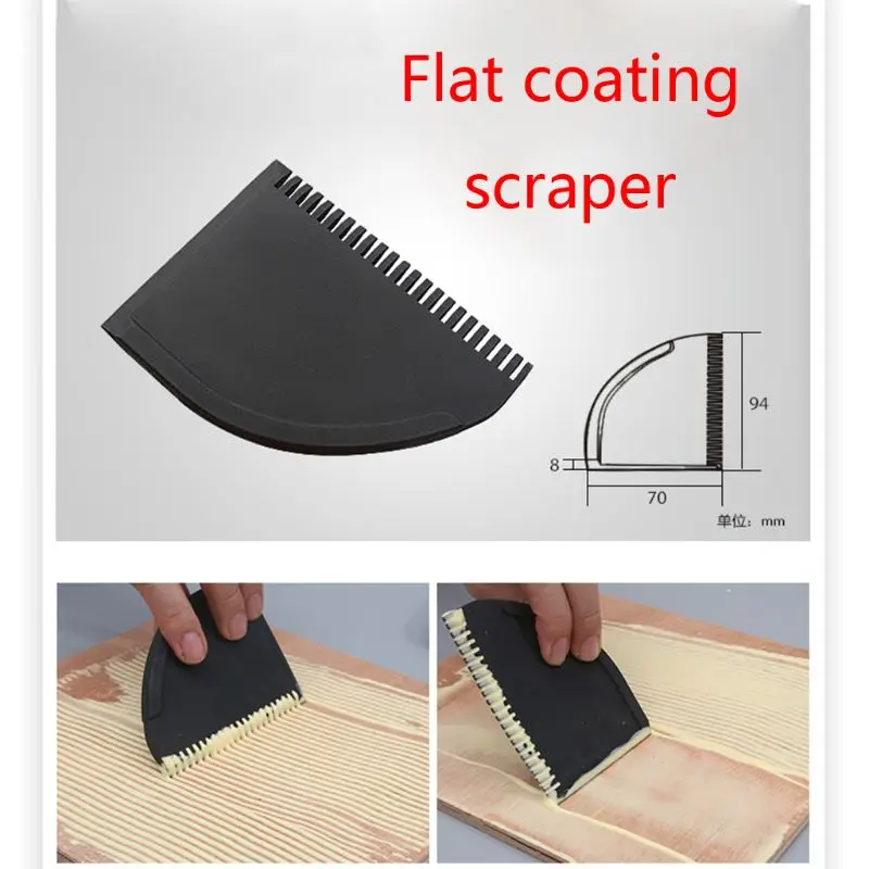 

4pcs/set Woodworking Glue Tool Silicone Brush Flat Scraper Tray Shovel Supplies H7ED