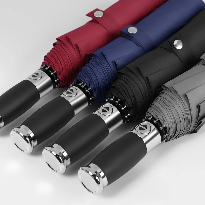 

Зонтик мужской однотонный, автоматический, 3 слоя