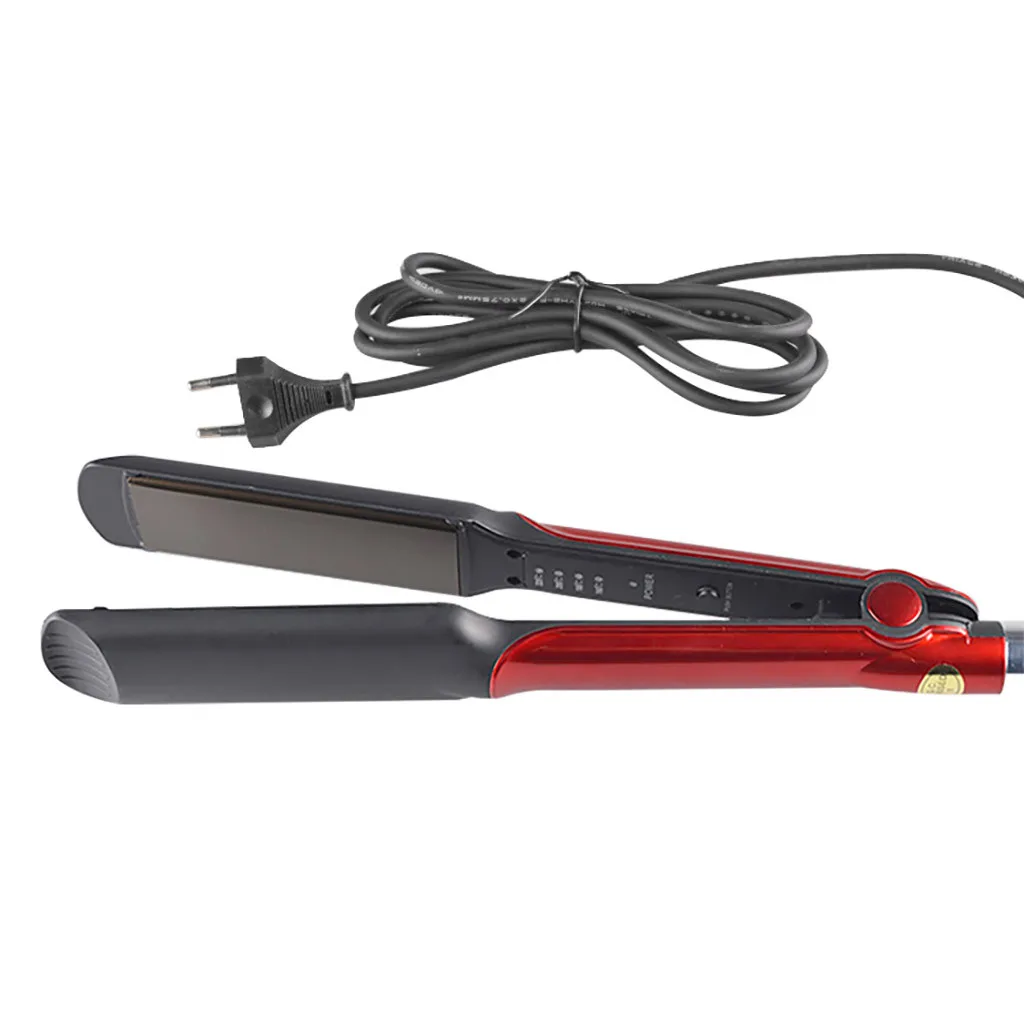 Hair Straightener Heating Aluminum Plate Portable Straightener Straight Curly Hair Style Curler Alisadoras De Cabello Para#40
