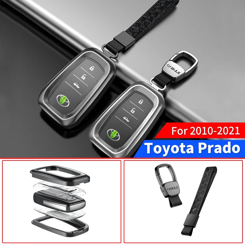 

Toyota Fully Enclosed Protection Metal Key Shell Land Cruiser Prado 200 150 Key Modification Upgraded Accessories LC150 LC200