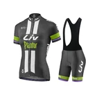 Женский комплект велосипедной одежды LIV, летняя велосипедная одежда, комплект с шортами и нагрудником, велосипедная форма 2022, одежда для горного и шоссейного велосипеда, боди, платье, одежда