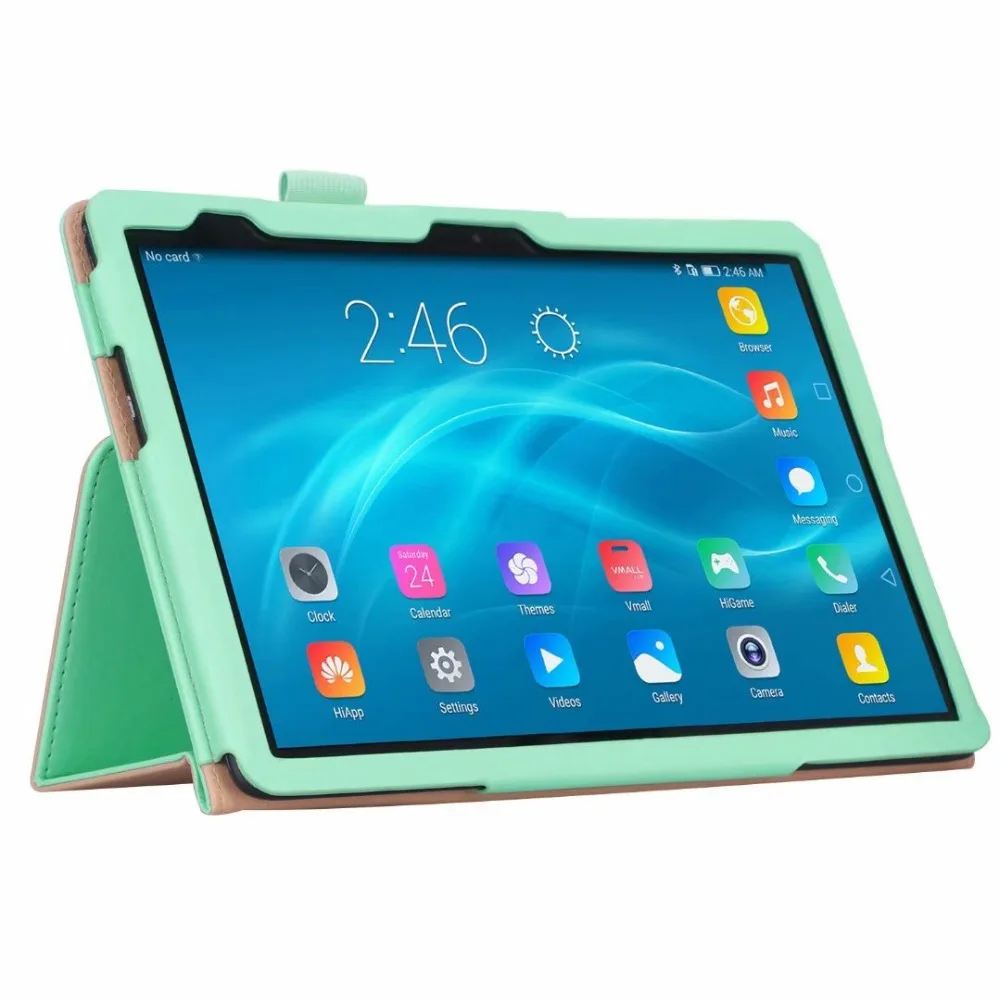 Чехол для планшета из искусственной кожи для huawei MediaPad T5 10 AGS2-L09/L03/W09/W19 10,1 дюймов чехол для планшета Funda+ ручка