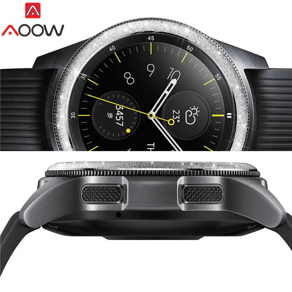 Ободок кольцо стиль для samsung Galaxy Watch 42 мм/шестерни Спорт клейкая крышка против царапин Нержавеющая сталь защита аксессуары