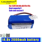 Новинка Laudatio14,8 V 2600mah3200mAh аккумулятор для робота-пылесоса Замена для 2021 ILIFE A4 A4s V7V7s Pro Robot Sweeper