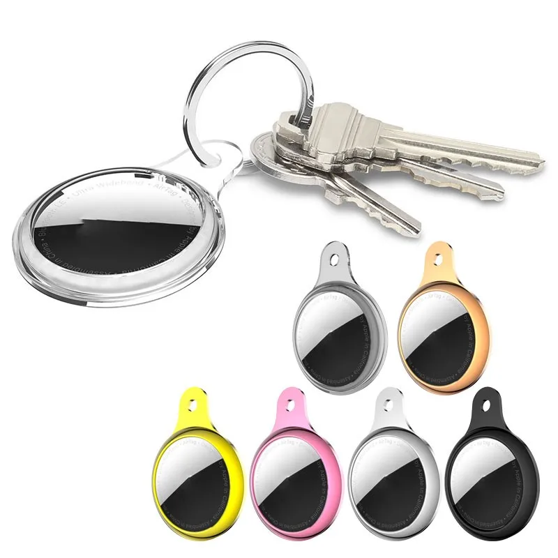 

Защитный чехол из ТПУ с полым гальваническим покрытием для Apple airtag, защита от пыли и падения