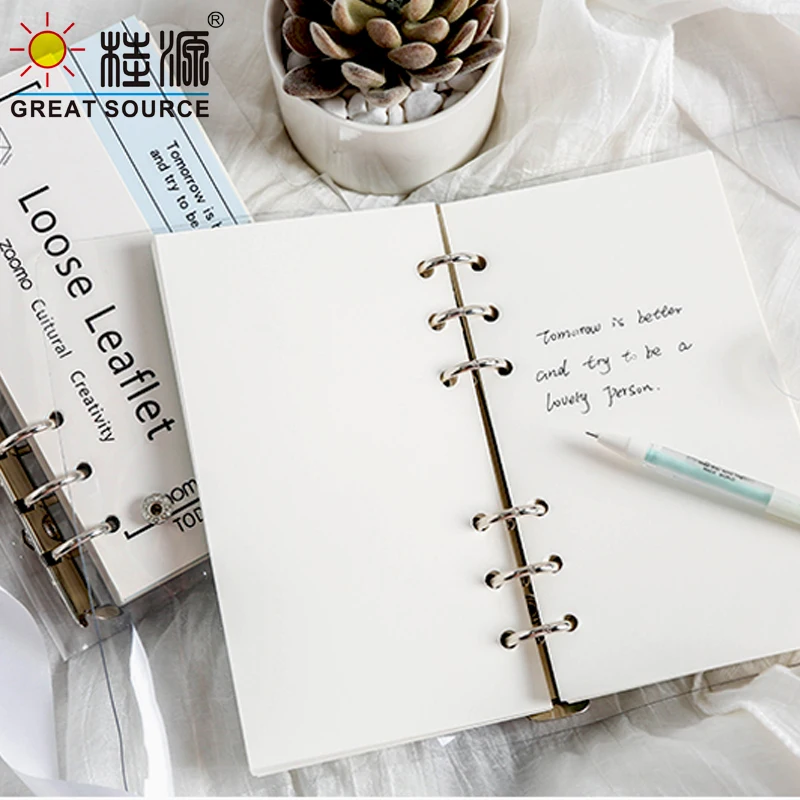 B5 блокнот кольцо фантазия 2020 переплет с календаря планировщик Органайзер|leather ring