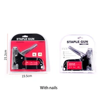 upholstery staple gun with 600 staples home decor carpentry tools3 in 1 nail gun furniture construction stapler
