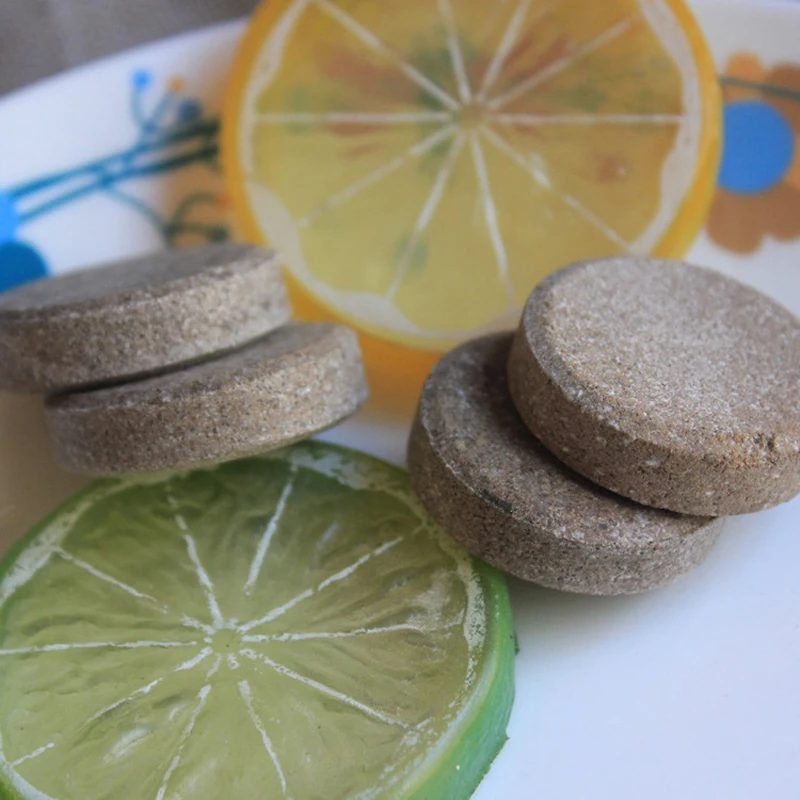 10 шт./лот спа-таблетки против отеков для ног имбирь замачивание шипучие таблетки