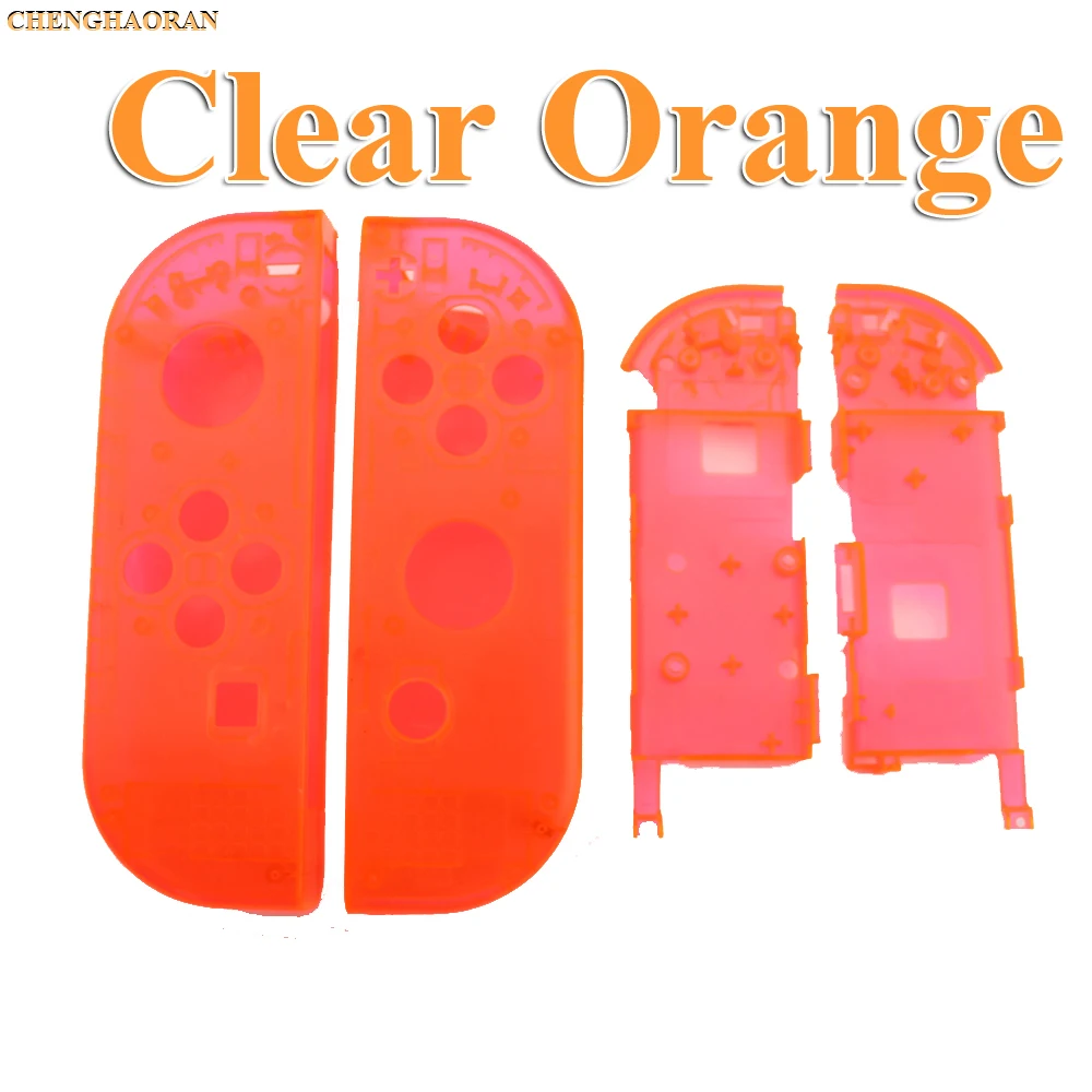 Q Лучшая цена, 23 Цвета, жесткий пластиковый R L корпус, чехол для переключателя NS NX Joy Con, контроллер для Joy-Con, рамка - Цвет: Q