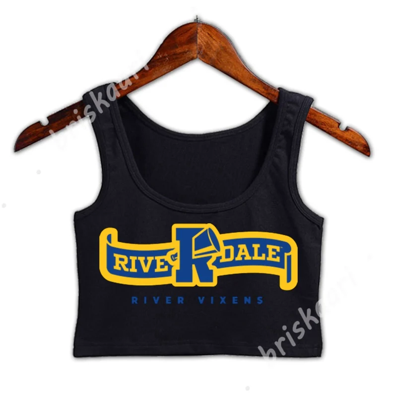 УКОРОЧЕННЫЙ ТОП Riverdale новинка топы для девочек базовый однотонный весенне