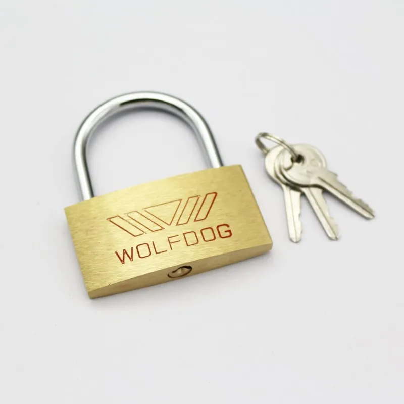 Латунный замок с волчьей головкой компактные дверные замки не ржавеет 3 медными