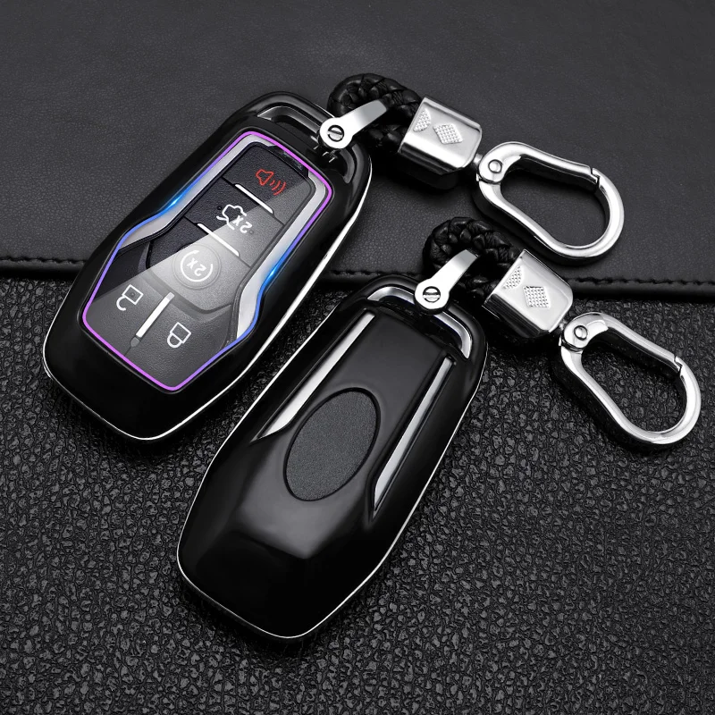 1x ABS чехол для автомобильного брелка Ford aurus Mustang F-150 F-450 Explorer Fusion Edge Lincoln MKC MKZ MKX 4/5-Button