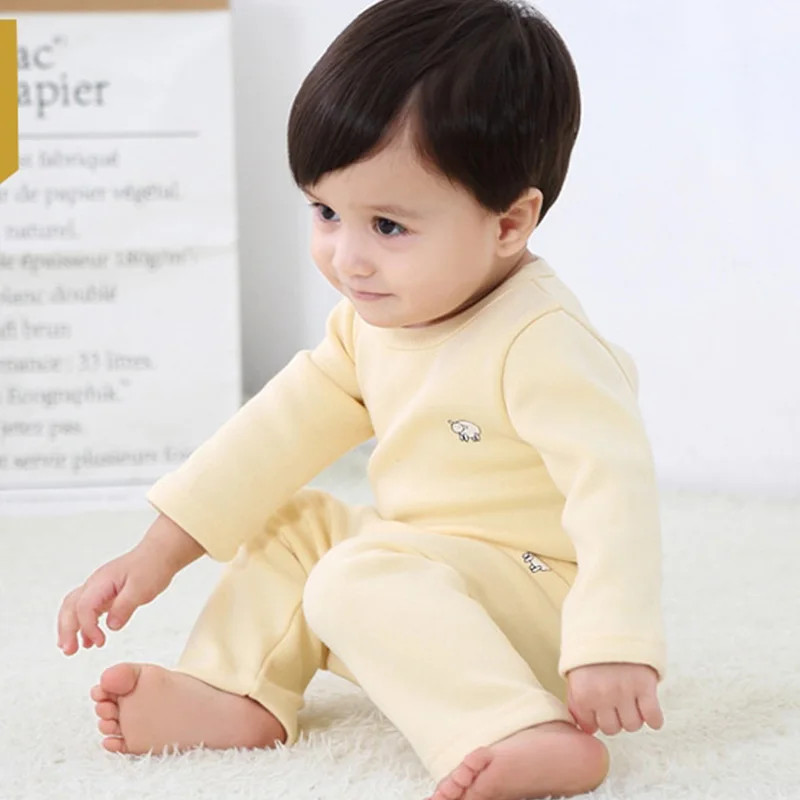 Пижамные комплекты для мальчиков плотные пижамы девочек детские сезон