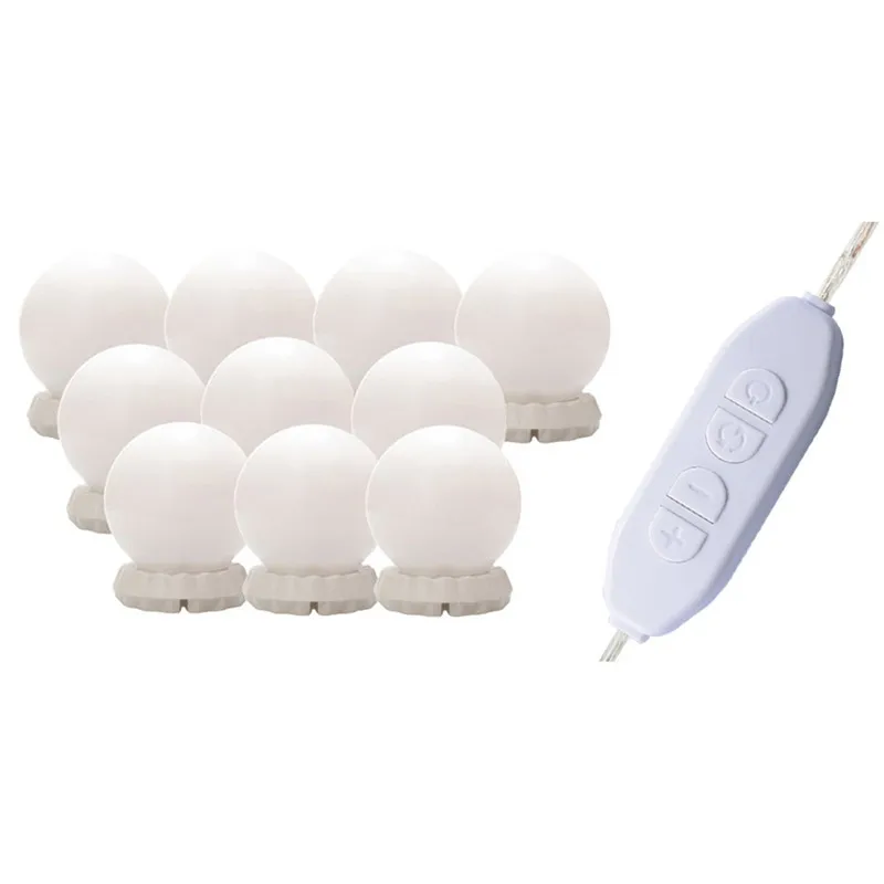 Для нанесения макияжа) со светодиодной подсветкой по краю и зеркальный