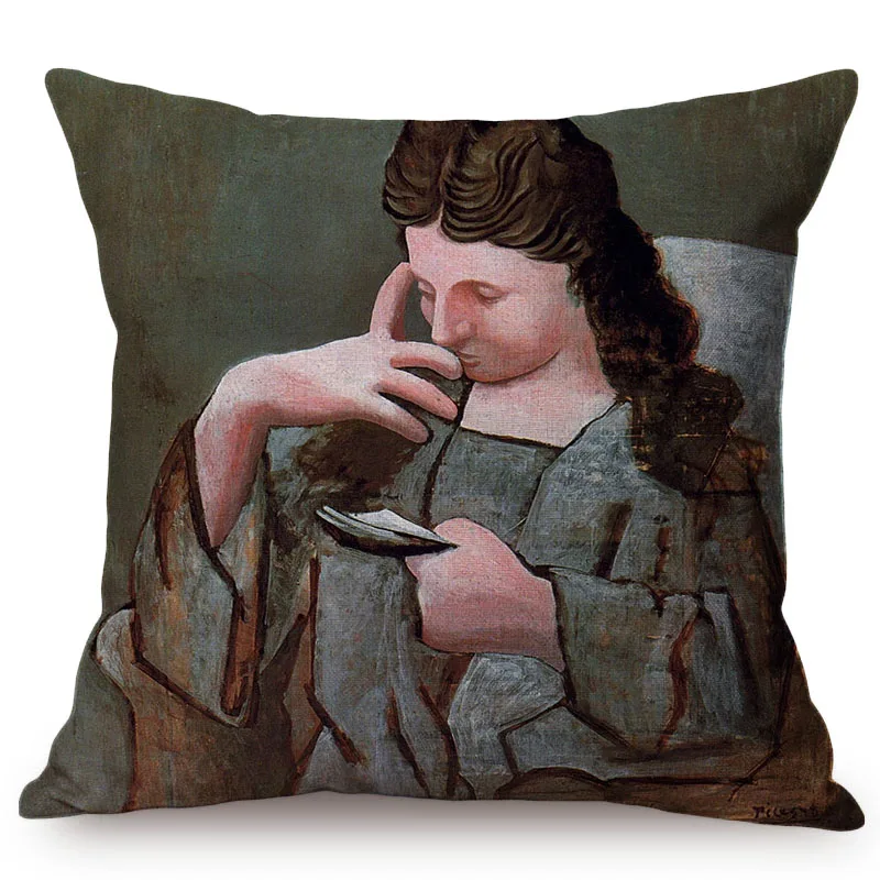 Скандинавская известная картина маслом Художественная Подушка Чехол Пабло