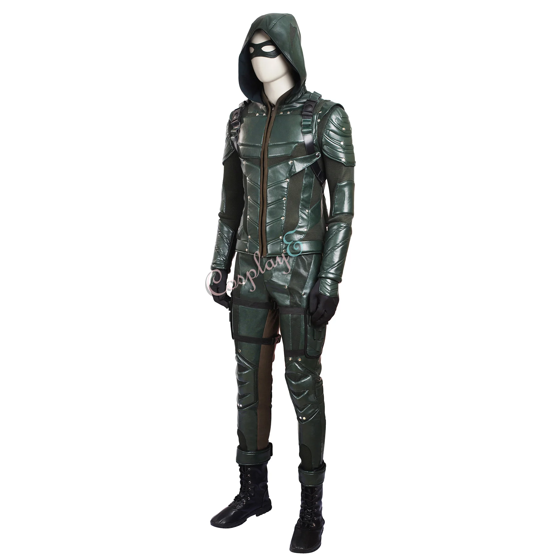 Костюм Зеленой Стрелы сезон 5 карнавальный костюм Оливера королевы комплект