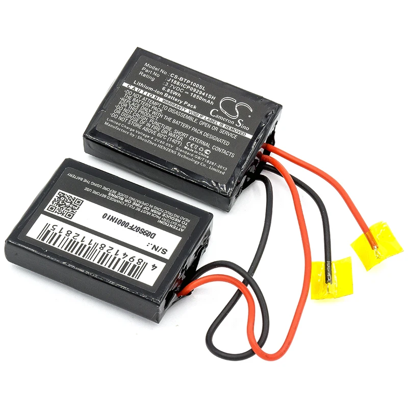 Cameron Sino J188/ICP092941SH For Beats Pill 1.0 1850mAh CS-BTP100SL Bluetooth Replacement Speaker Battery Batteria Lautsprecher |