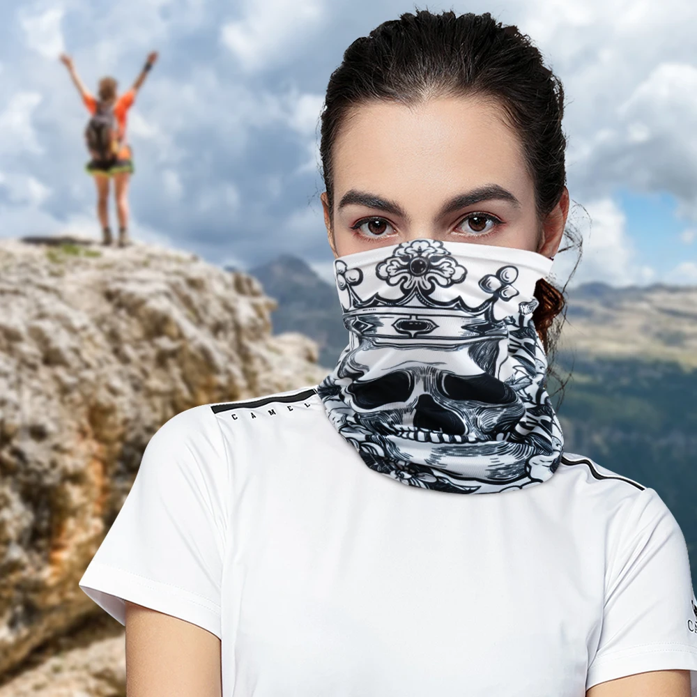 Банданы с черепом в стиле хип-хоп 1 шт. шарф для скалолазания походов маска шеи и