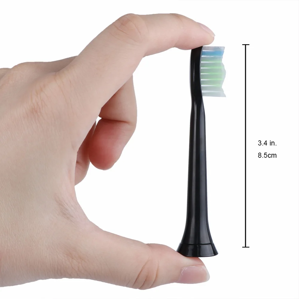 32 шт сменные насадки для зубных щеток Philips Sonicare DiamondClean, черные насадки для зубных щеток Philips HX6064/33 Phillips
