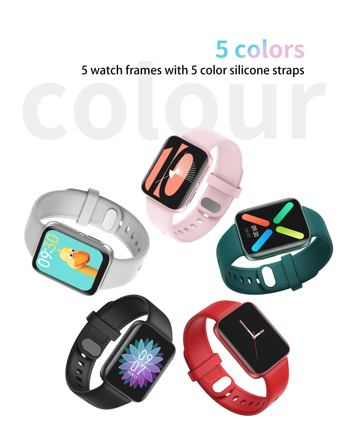 

Vwar A-GT Smartwatch 1.75 Inch HD Screen Bluetooth Call DIY Watch Faces iwo Smart Watch Fitness Clock for Androis Ios OPPO