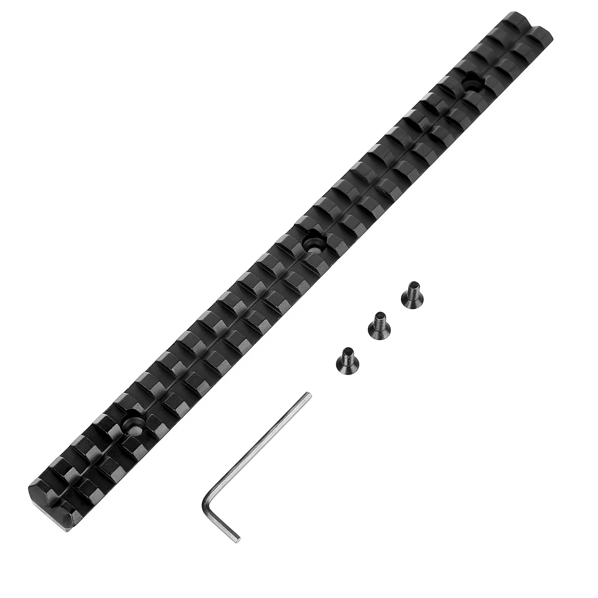 25 Slots 20mm Picatinny Rail Mount Aluminum for Hunting Scope and Flashlight Tactical | Спорт и развлечения