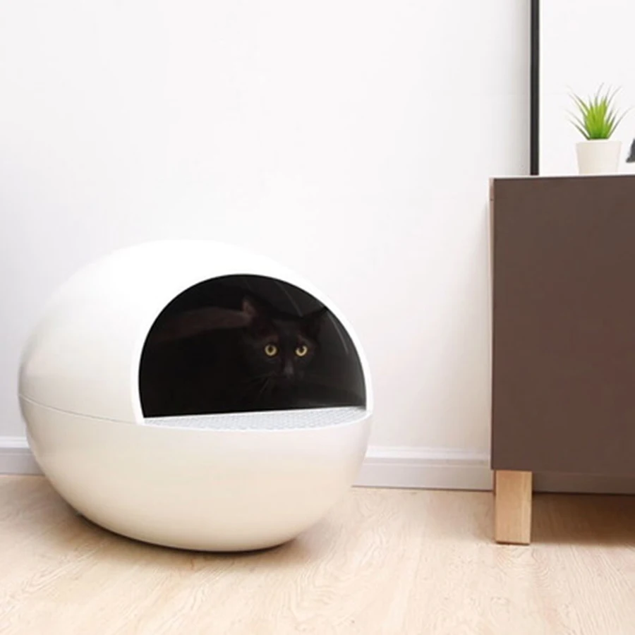 Самоочищающийся закрытый кошачий наполнитель автоматический большой лоток для