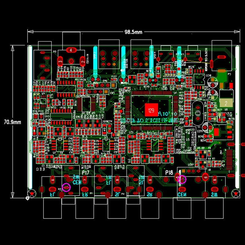 Цифровой звуковой декодер 5 1 DTS AC3 PCM цифровой преобразователь LPCM на аналоговый