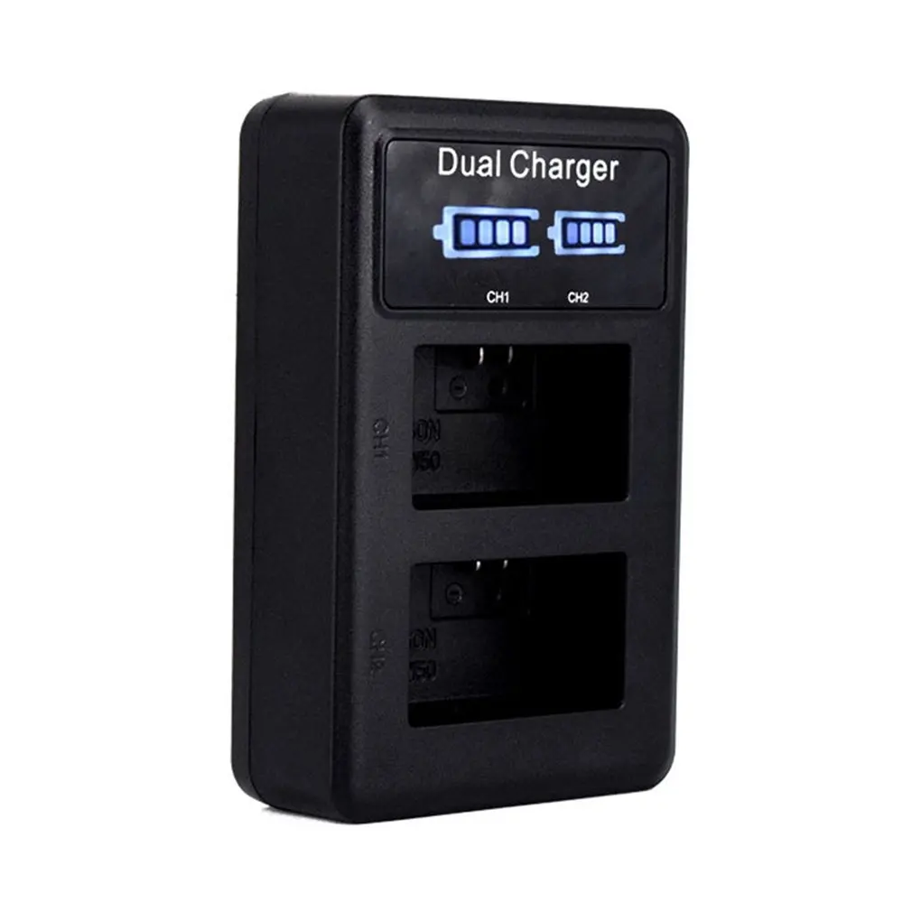 Charger Для sony 2 шт 2000 мАч NP-FW50 NP FW50 батарея для камеры+ ЖК USB двойное зарядное устройство для sony Alpha a6500 a6300 a6000 a5000 a3000 - Цвет: Charger
