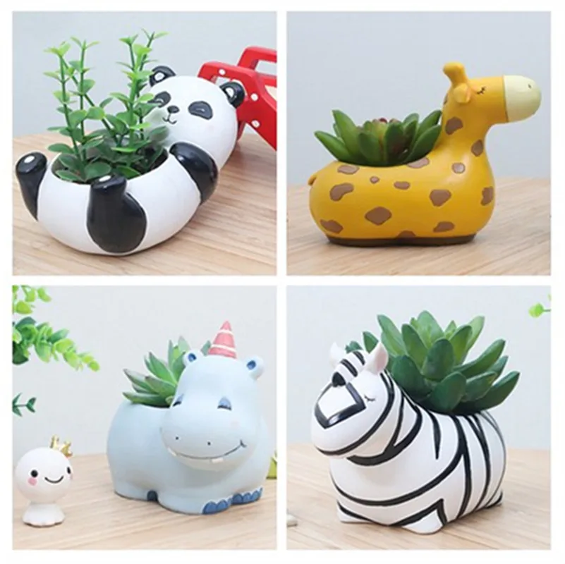 

Succulent Plant Pot Cute Animal Flowerpot Create Design Lovely Little Animals Home Garden Bonsai Pots