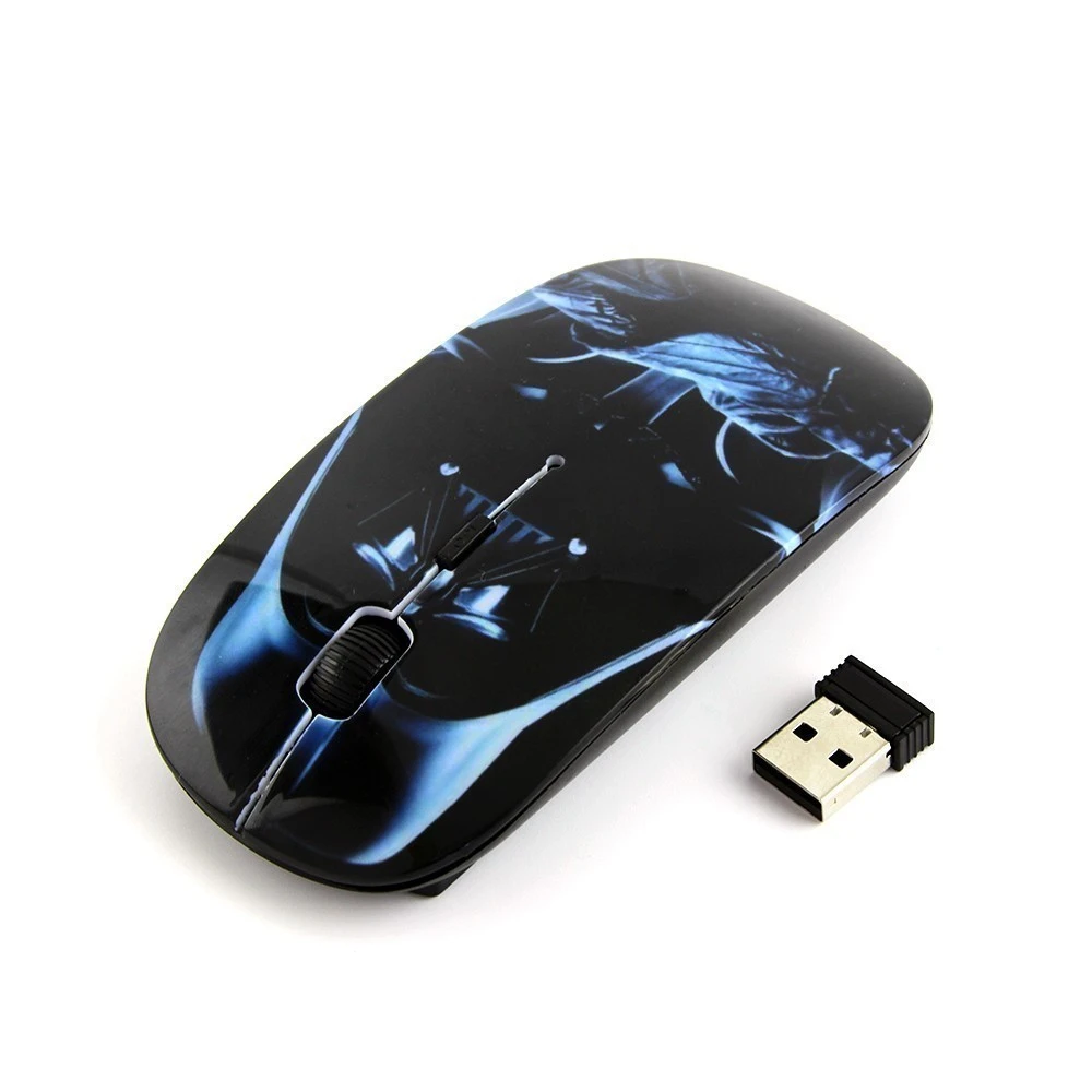 Компьютерная мышь Star Wars креативная 3d мультяшная Usb оптическая беспроводная для