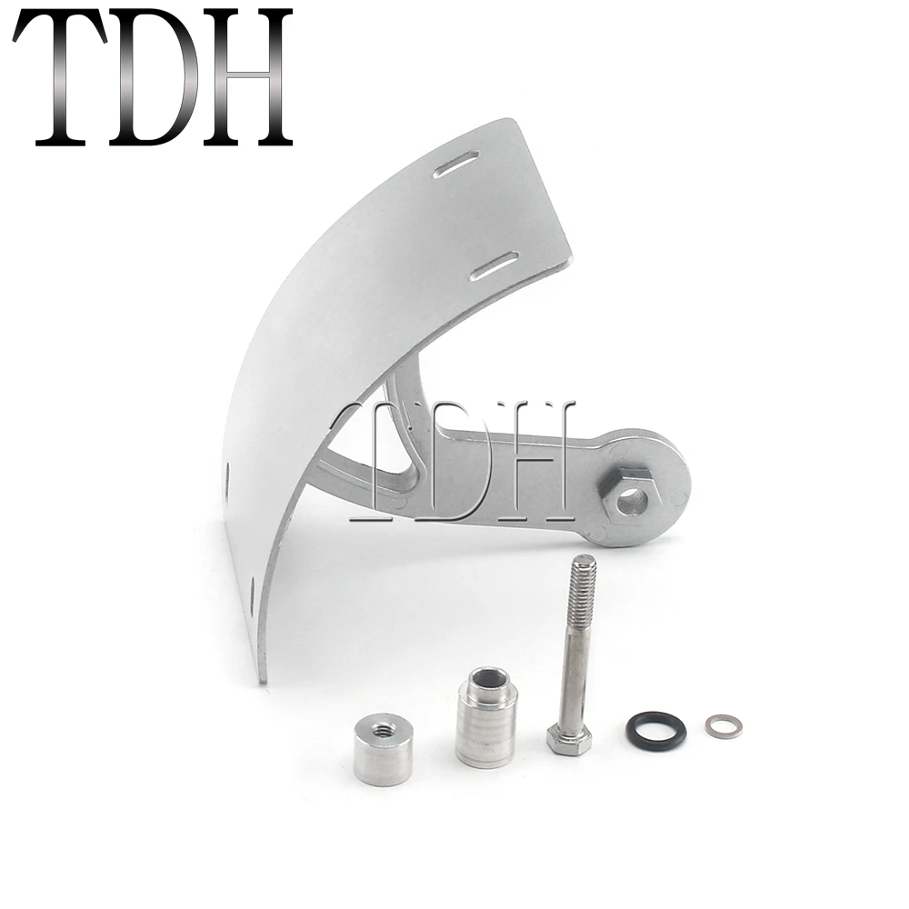 Кронштейн для мотоцикла с хромированным боковым креплением кронштейн номерного