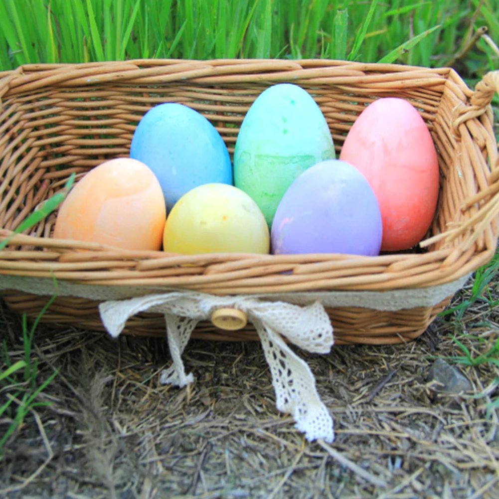 6 шт. картина для черных досок без пыли граффити цветной мел на тротуаре уличный