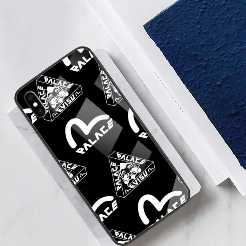

EVISUE Trend Glass Phone Case Fundas Coque for IPhone 12 11 Pro Max Cases XR XS 7 8 Plus Cover Accessories Carcasa